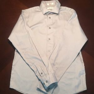 Calvin Klein-boys long sleeved button down-size 16